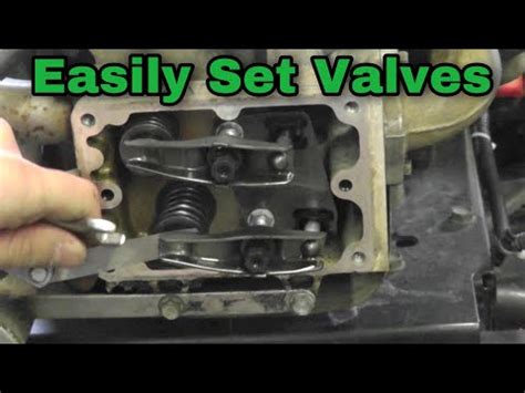 First, remove the valve cover. . How to adjust valves on a kohler command engine